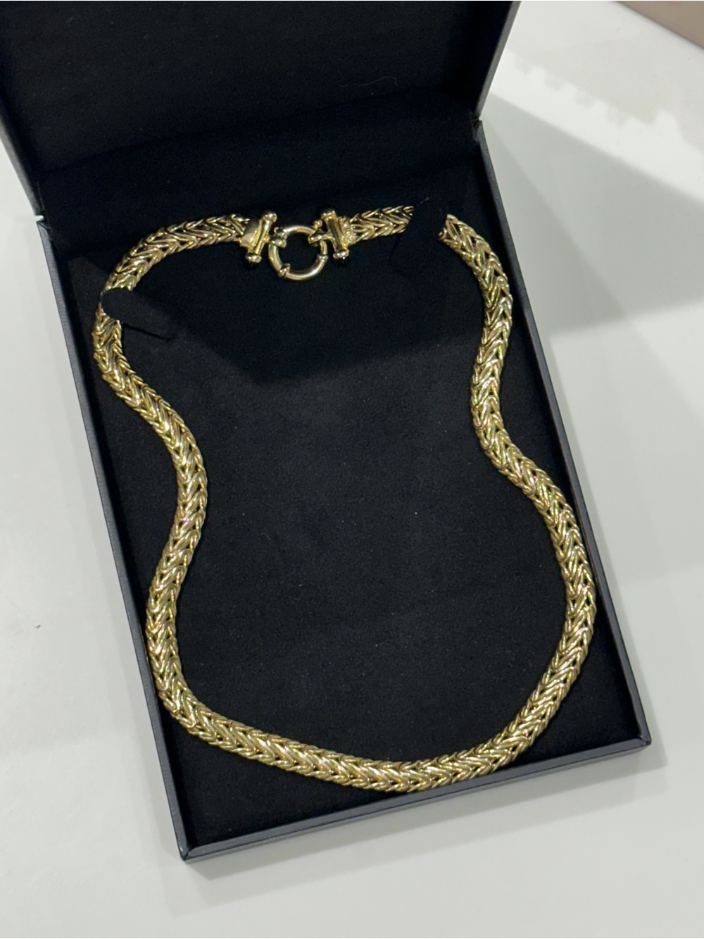 14k Solid Gold - Byzantine Chain